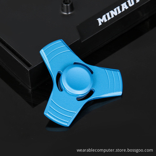 Tornado Hand Gyroscope Spin Tri-Fidget Anti Stress Autism Hand Spinner For Children Adults Gold Finger Gyro
